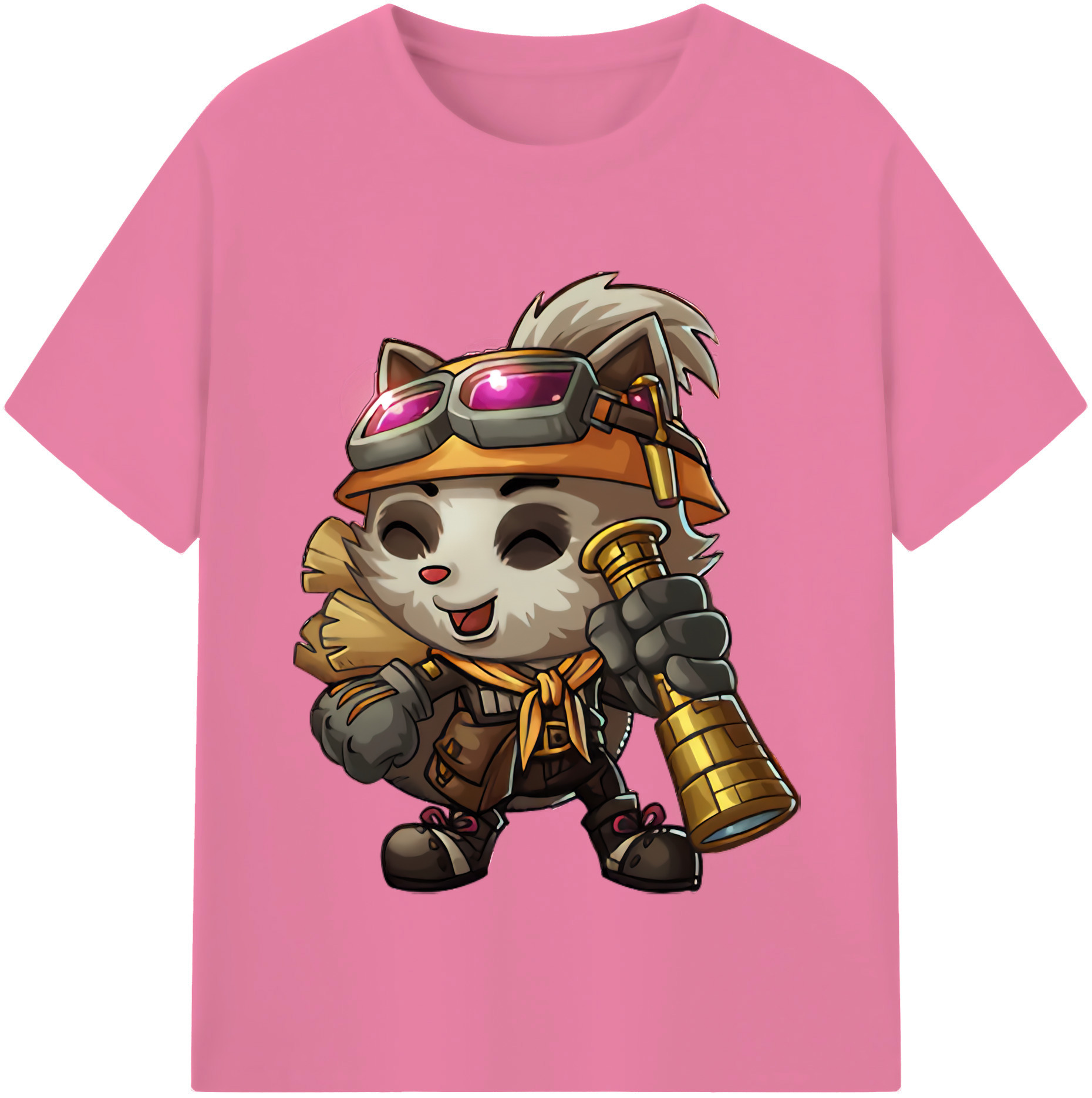 リーグ・オブ・レジェンド League of Legends LOL 綿100％半袖Tシャツ（フロントプリント）